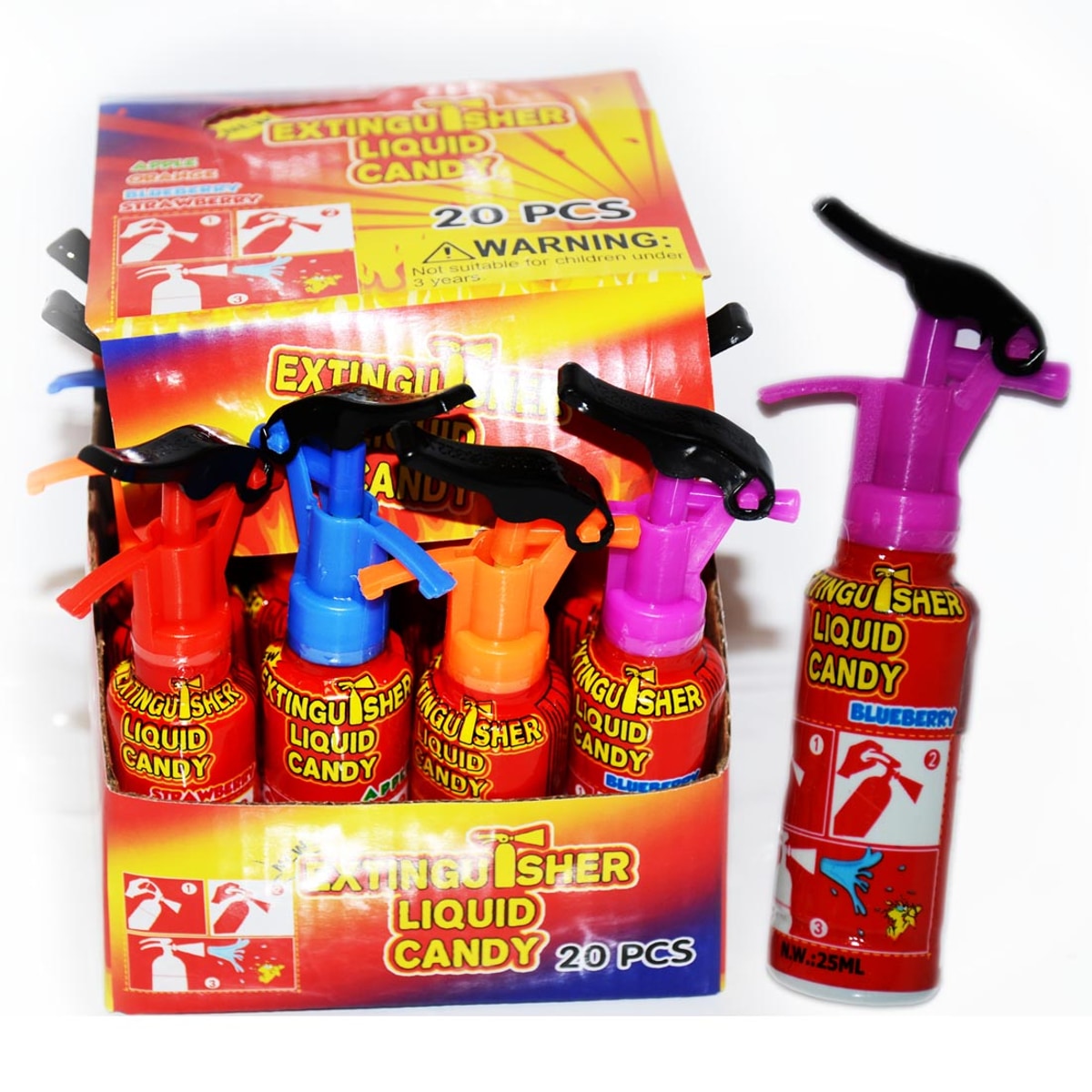 Mini fire extinguisher spray