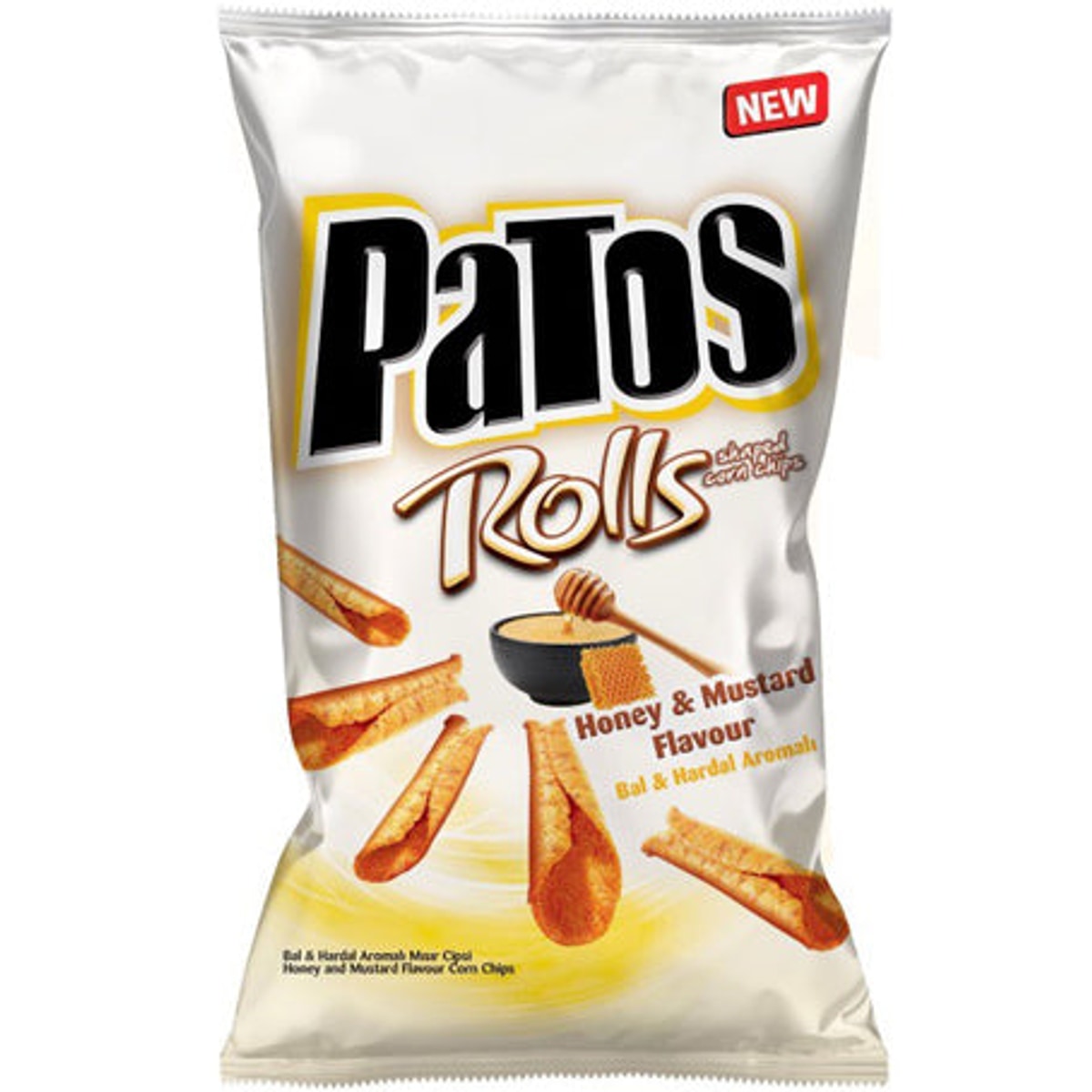 Patos-S Rolls saveur miel et moutarde – 109 g x 24 unités