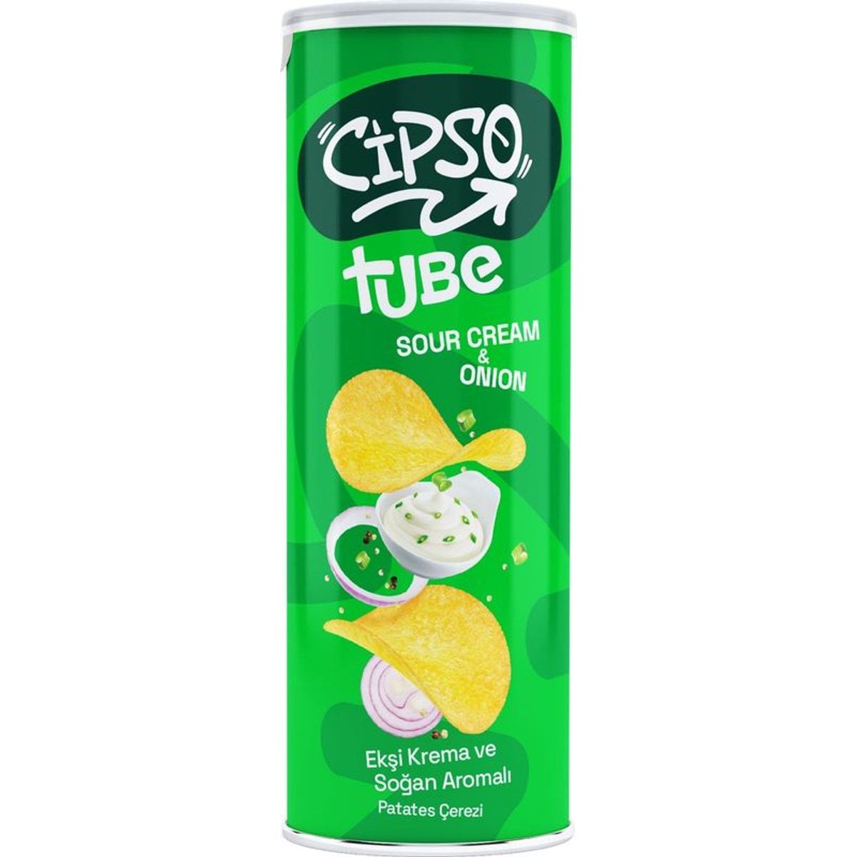 Cipso Tube saveur crème fraîche et oignon – 90 g x 19 unités