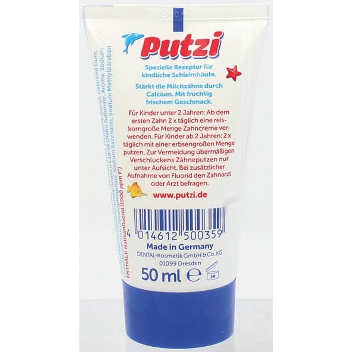 Dentifrice pour enfants 50ml calcium
