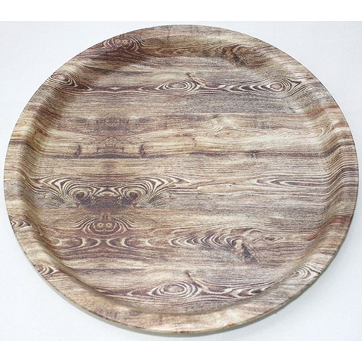 Plateau XL design en bois rond, 24x2cm