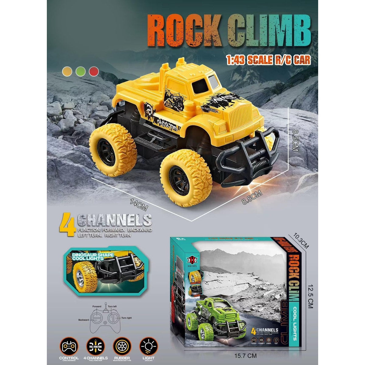 Voiture télécommandée Rock Climb