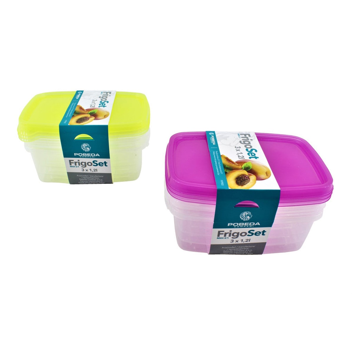 Boîte de conservation ronde Sofi 1,2 L