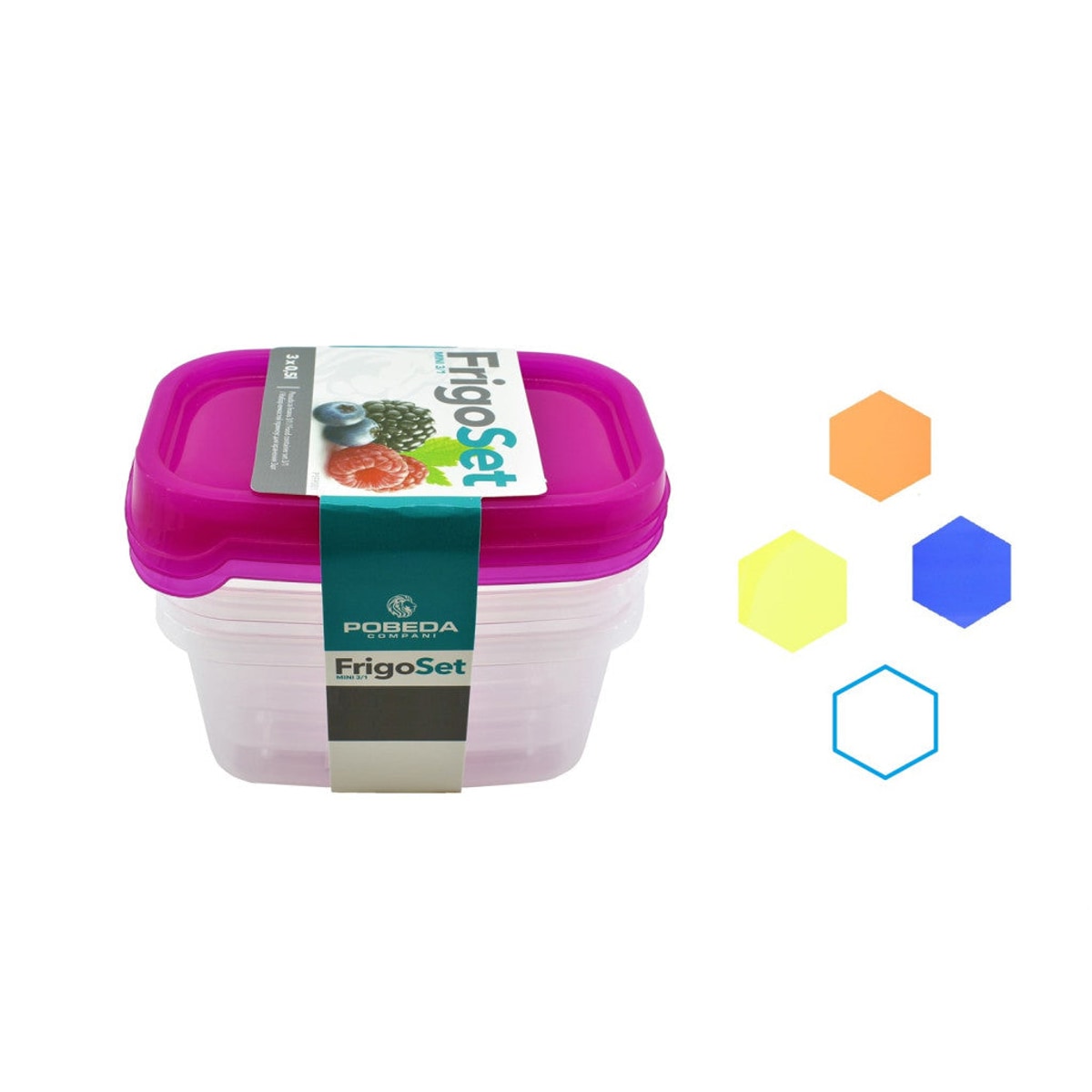 Boîte de conservation ronde Sofi 0,5 L