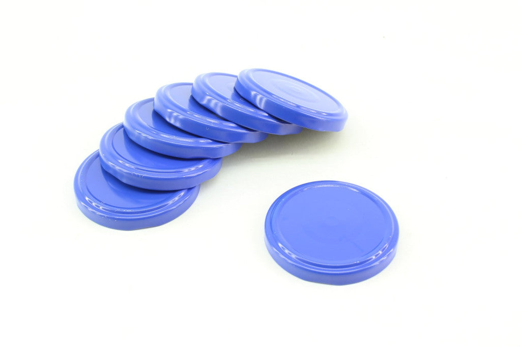 Couvercles Métal pour bocaux 63mm Bleu
