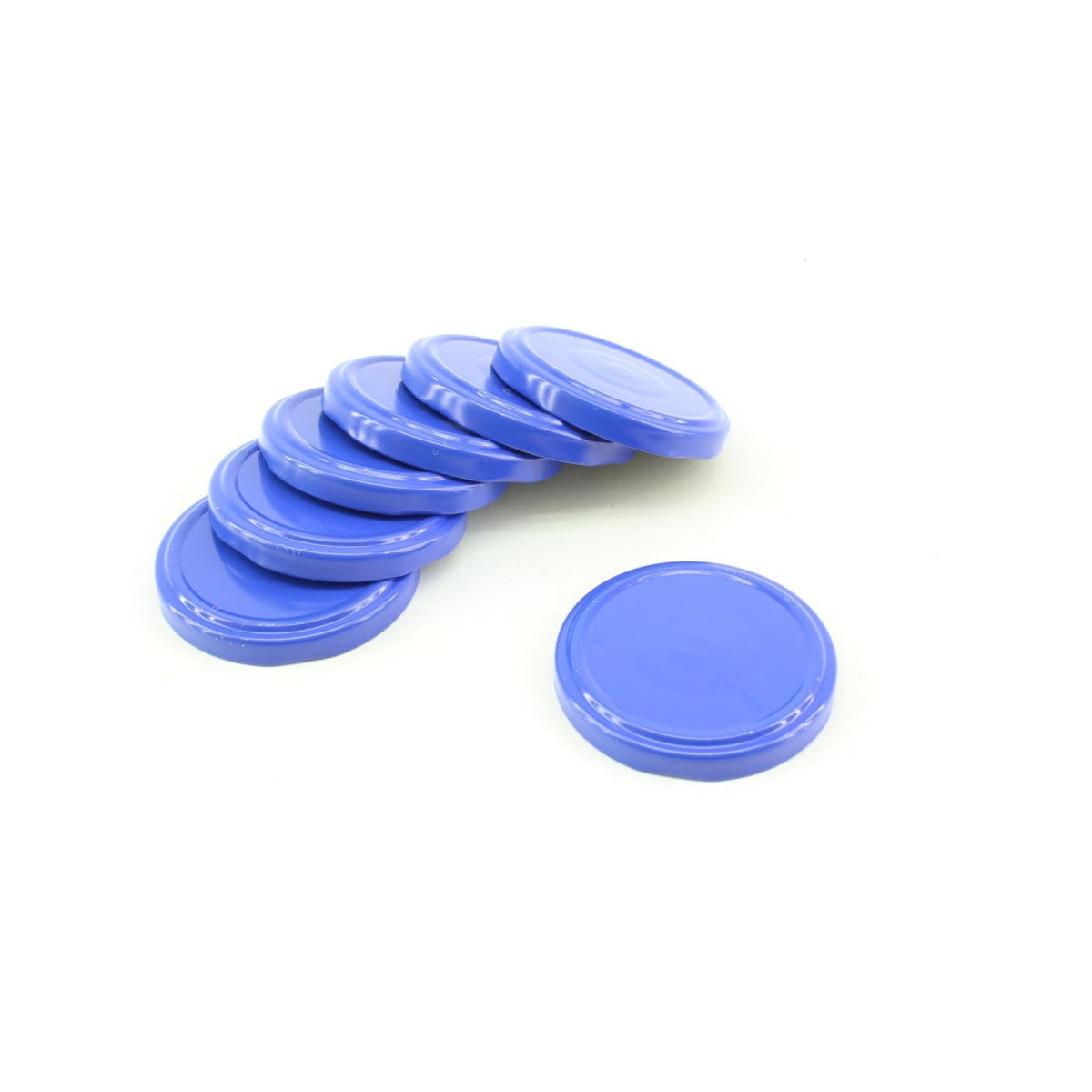 Couvercles Métal pour bocaux 63mm Bleu
