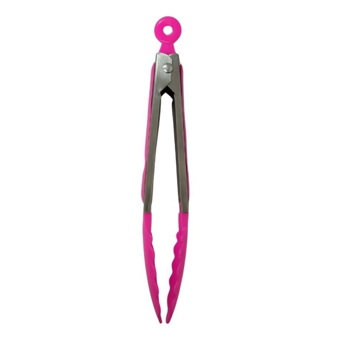 Pince de cuisine métal + silicone – 25 cm