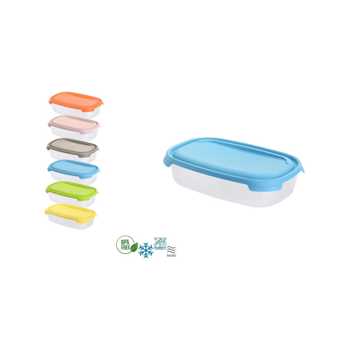 Boîte de conservation ronde Sofi 0,8 L