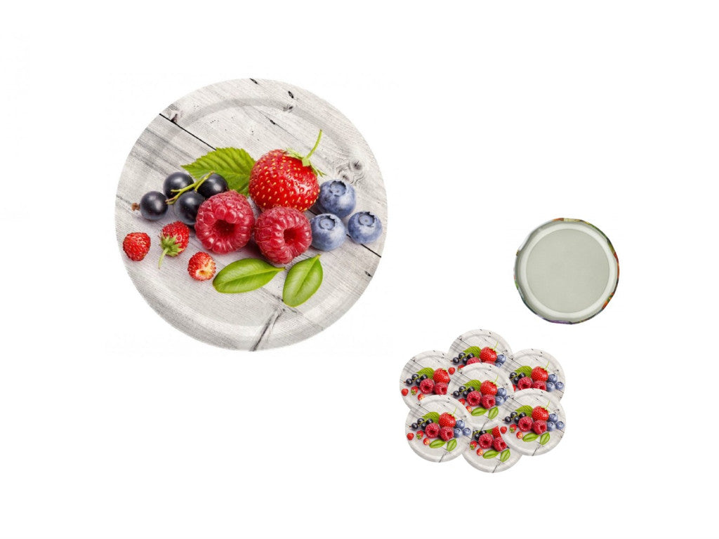 Couvercles pour bocaux 82mm Fruit