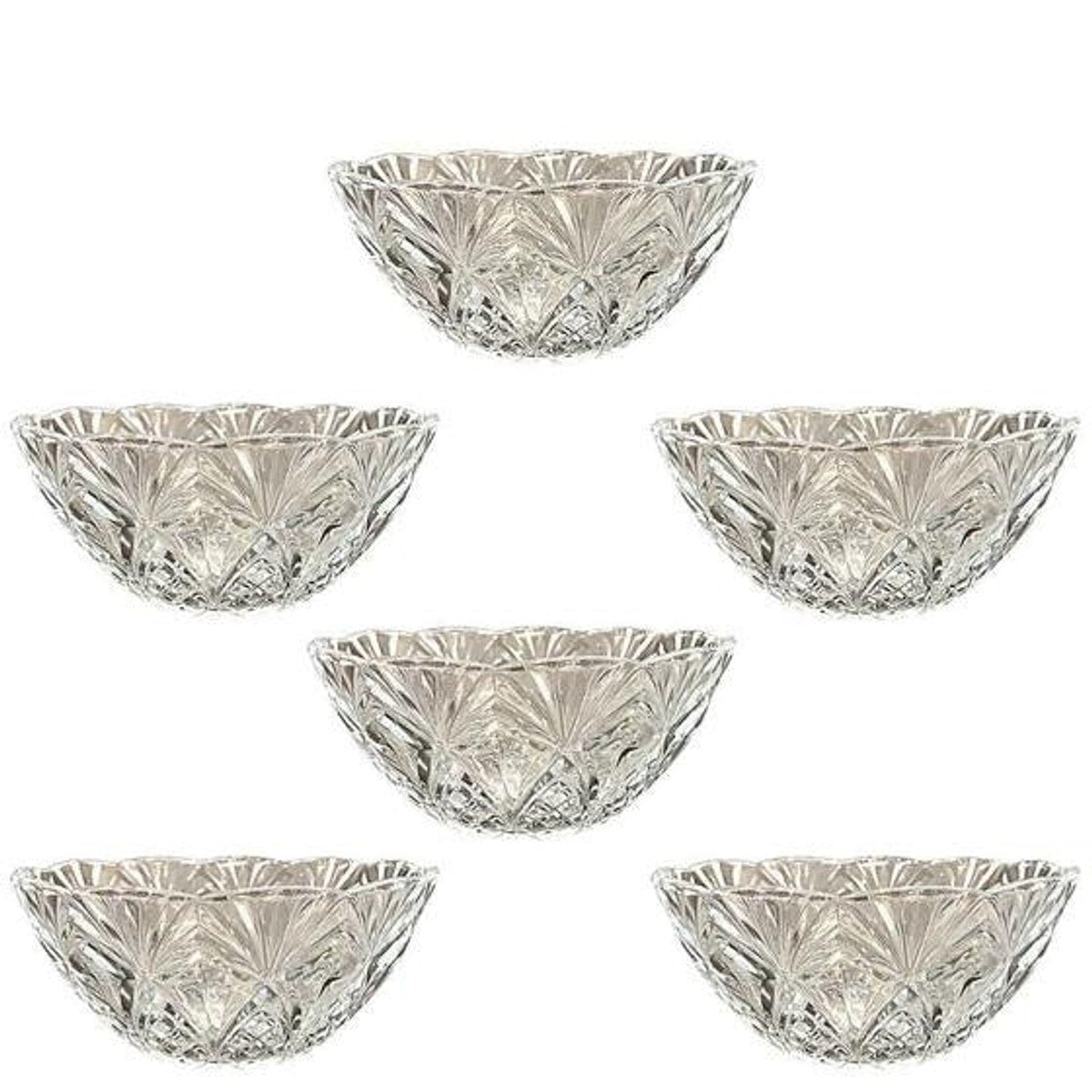 Ensemble de 6 coupelles en verre de 250 ml