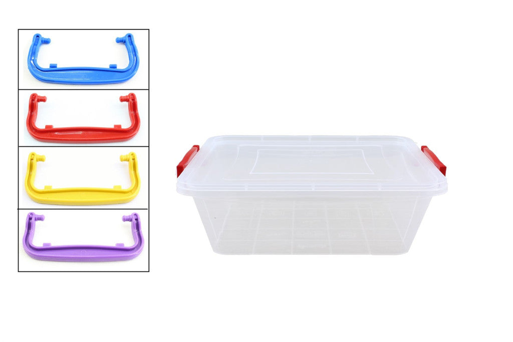 Boîte de rangement plastique 2,5 L avec poignées latérales