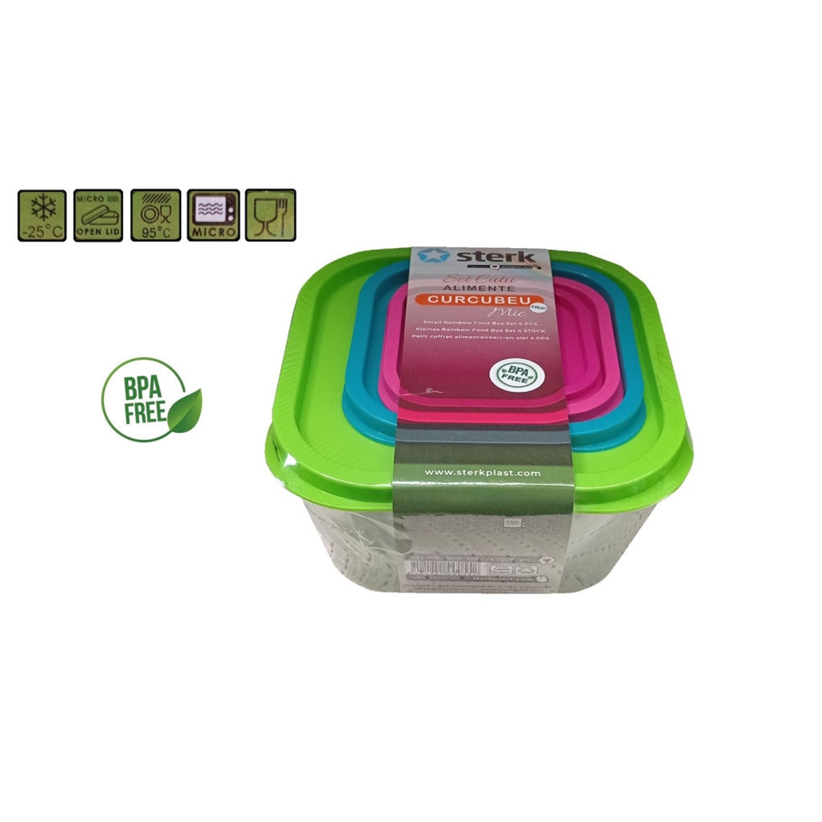 Boîte alimentaire 4 pièces