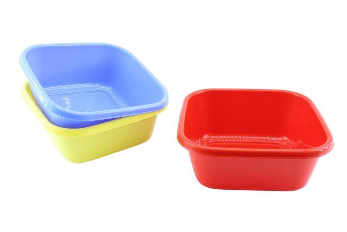 Bac carré en plastique – 6 L