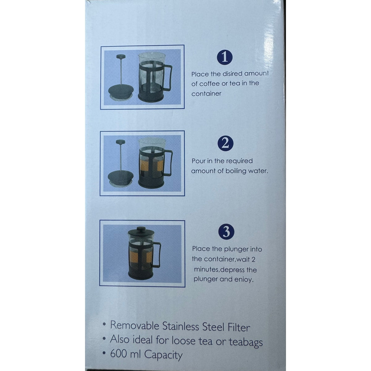 Cafetière glass