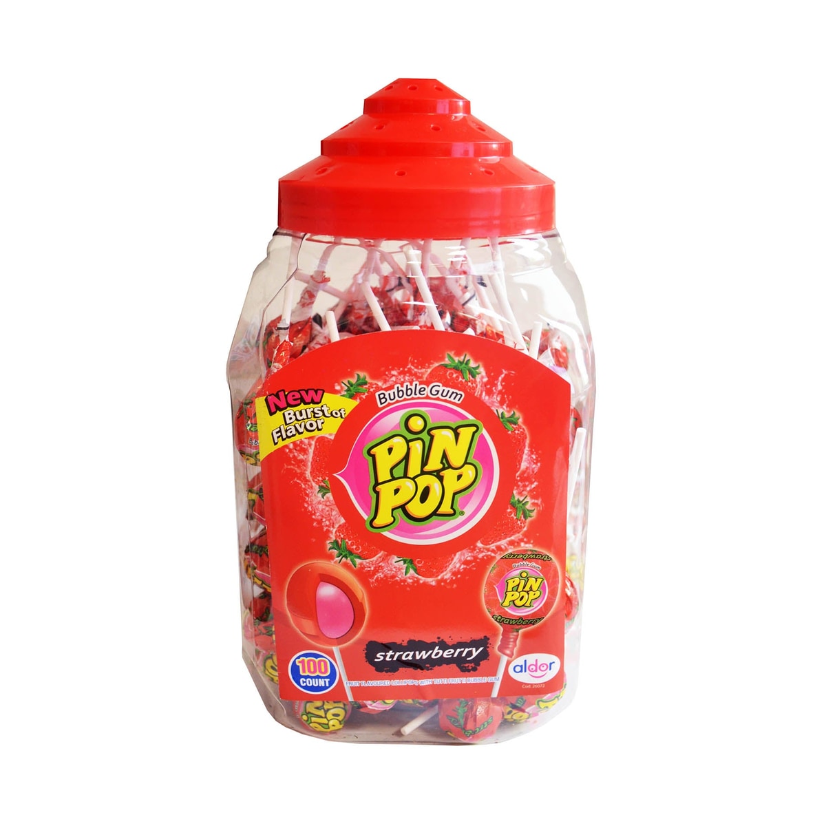 PIN POP FRAISE
