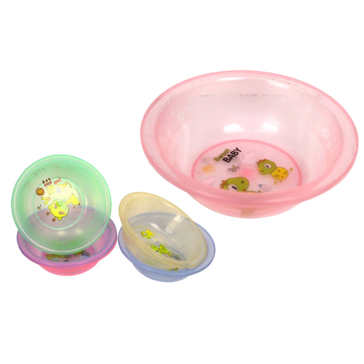 Bol en plastique pour bébé MIX COULEUR