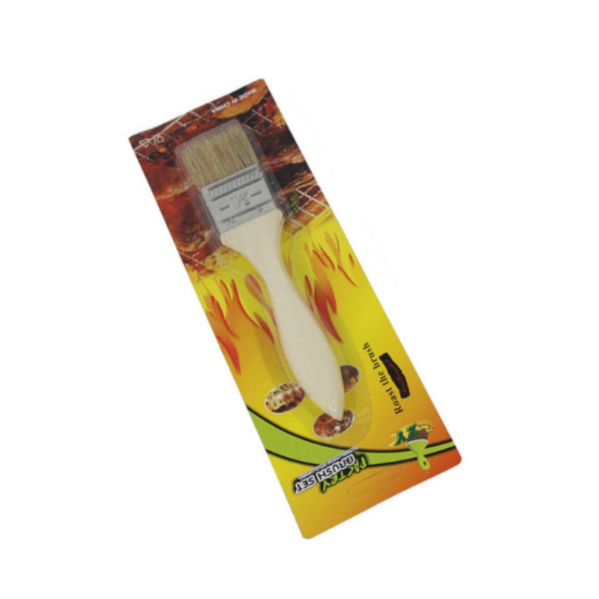 Brosse à barbecue pour gril en bois 17 cm