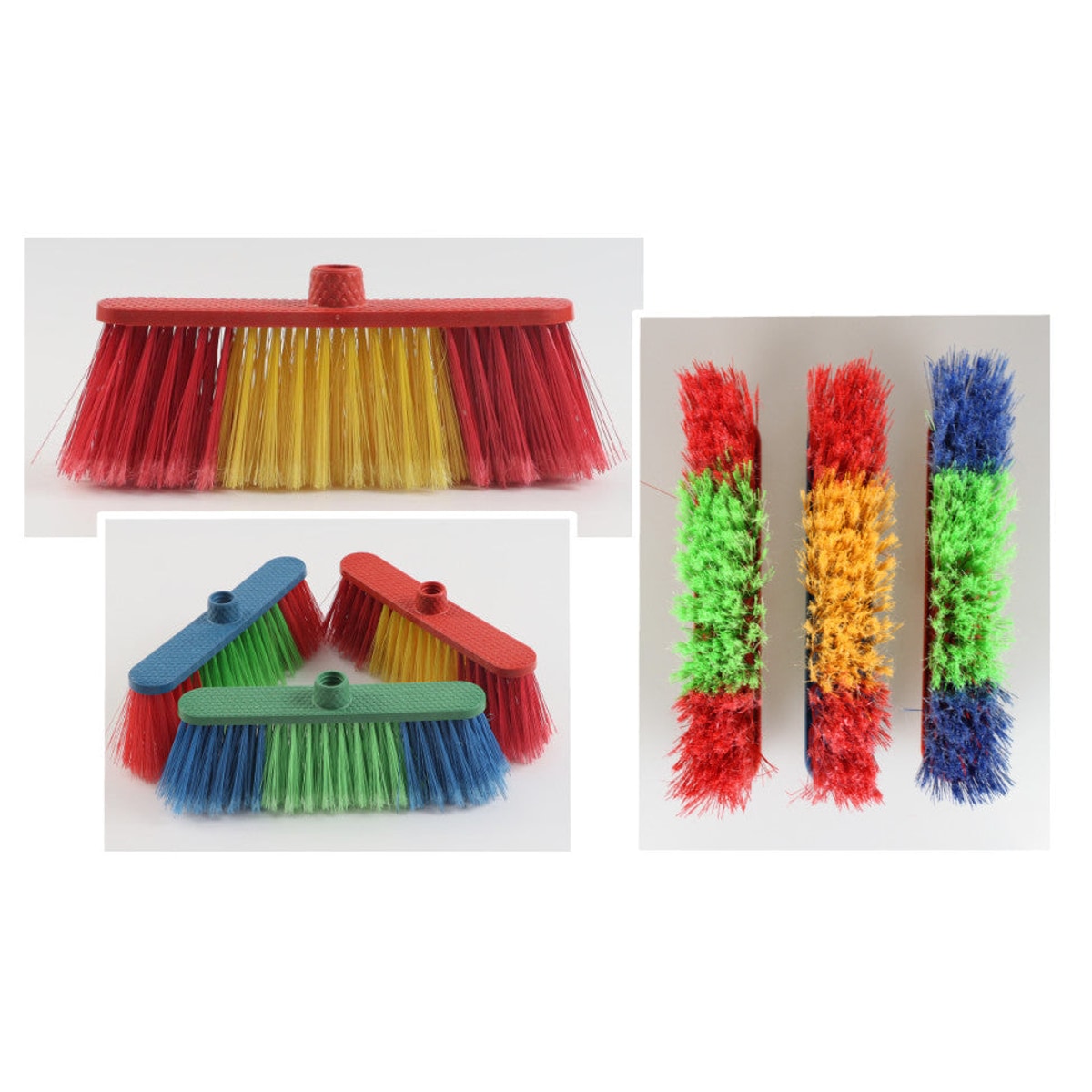 Brosse de balayage mélange de couleurs