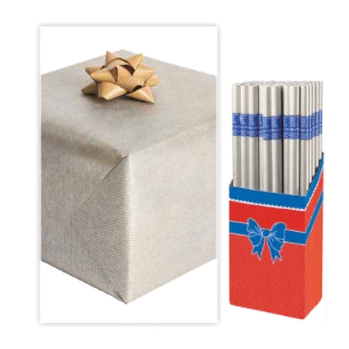 Papier Cadeau décoratif 200x70 cm ARGENT