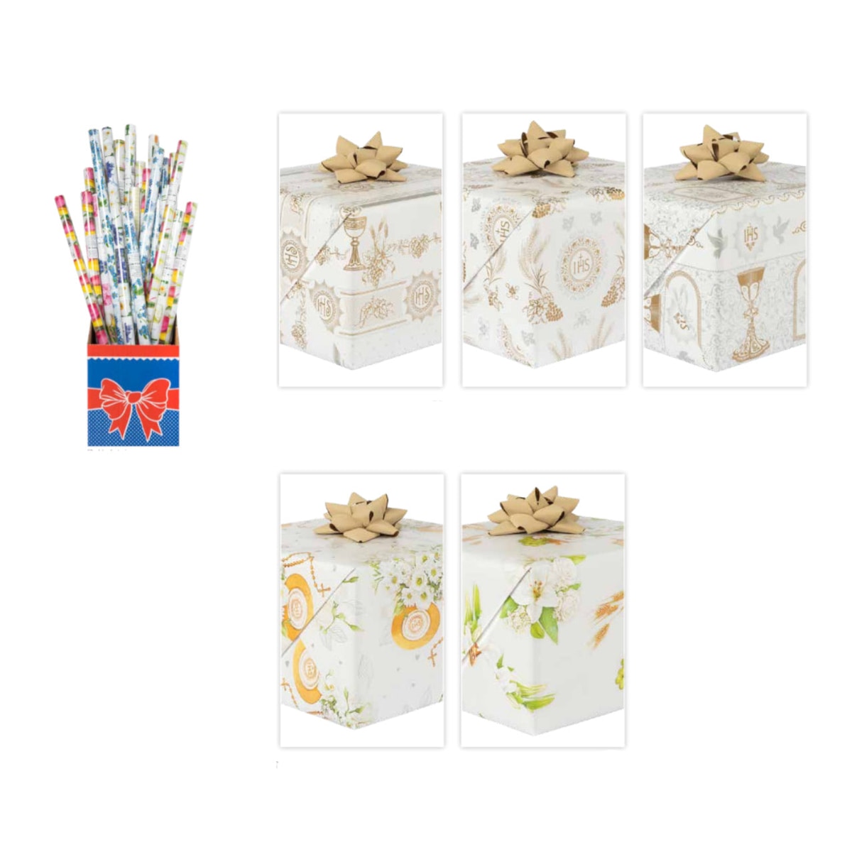 Papier Cadeau décoratif motifs 200x70 cm