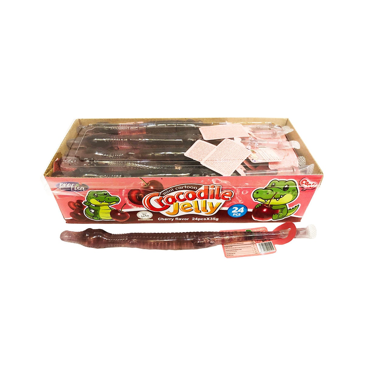 CHERRY CROCODILE MINI CARTOON JELLY