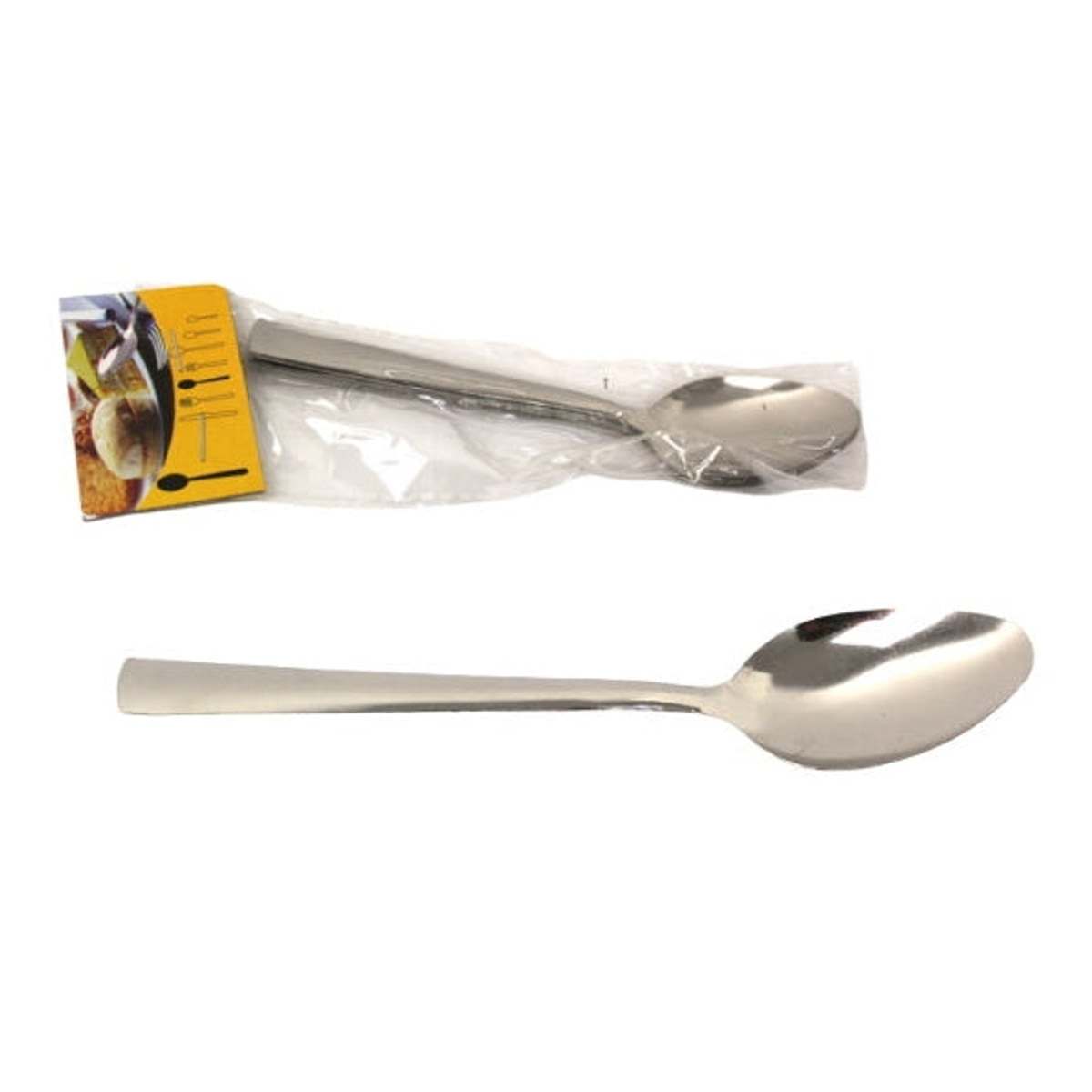 Cuillères en acier 14,5 cm, lot de 6 pcs