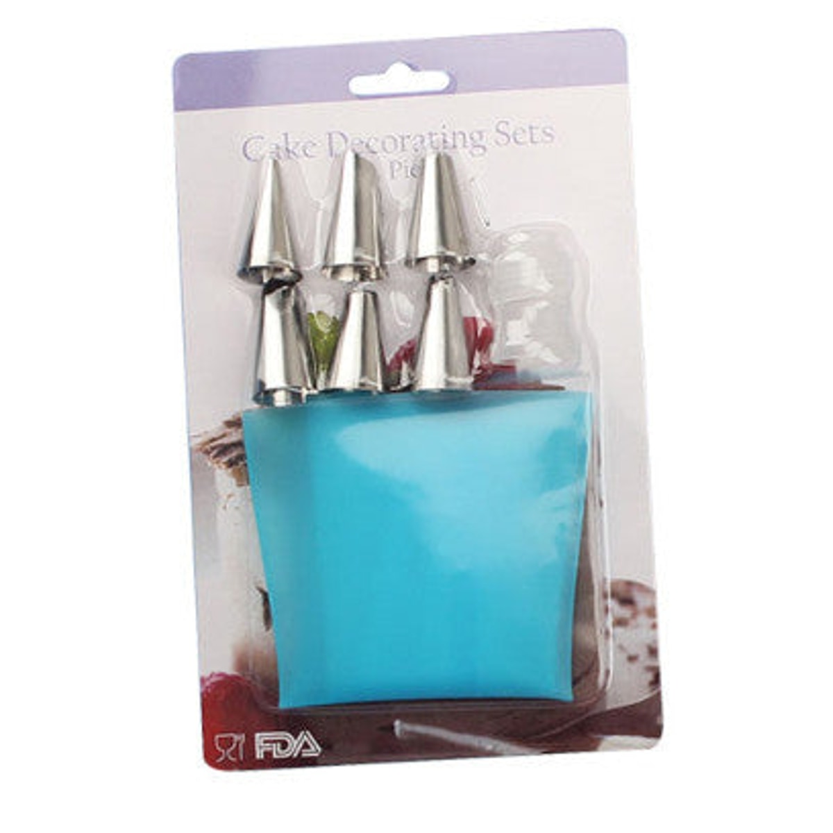 Ensemble de décoration de gâteau BLEU, ensemble. 8 pièces