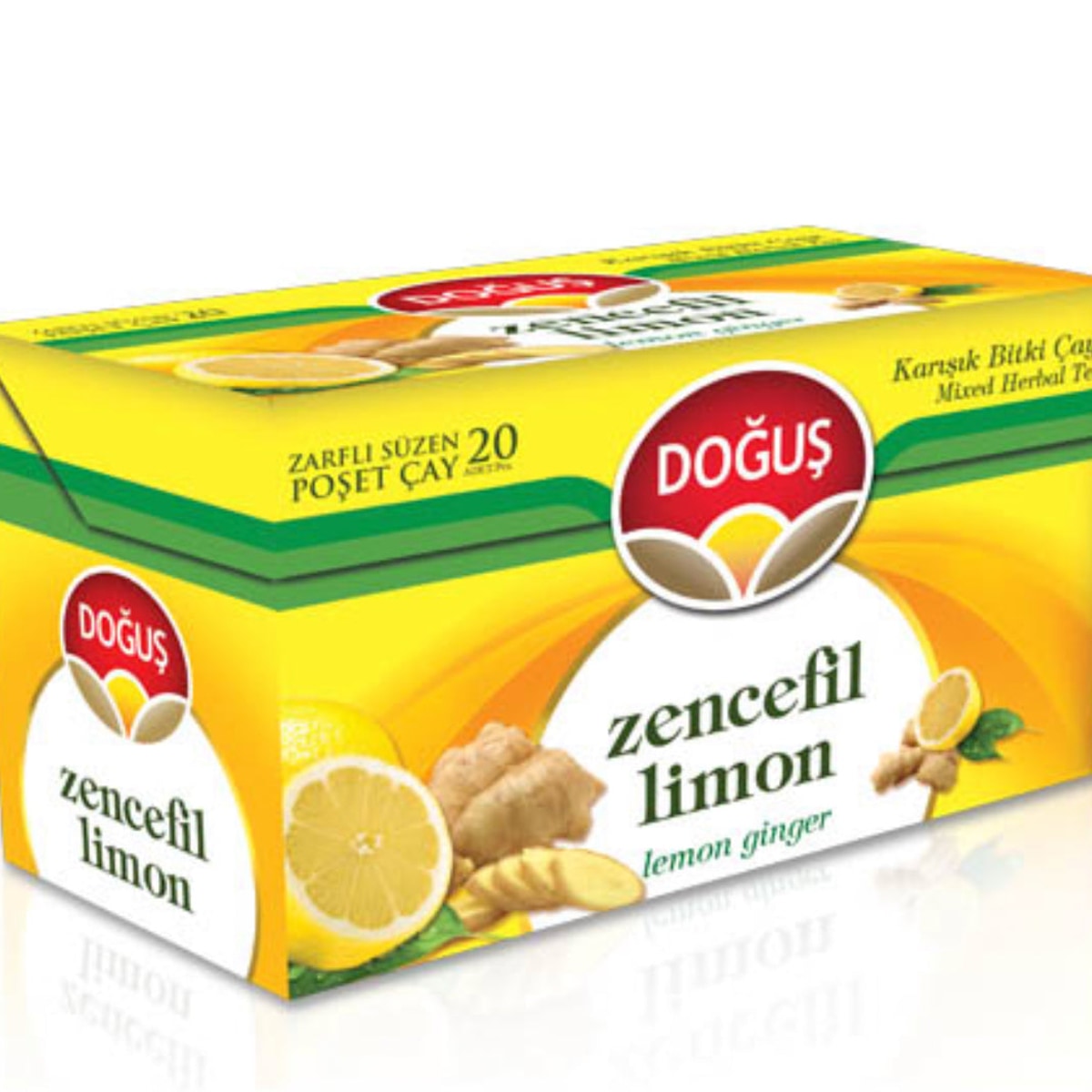 Dogus sachets Thé gingembre citron 20x