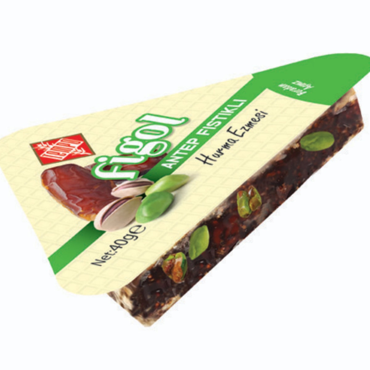 Barres triangle aux dattes pistache 40g