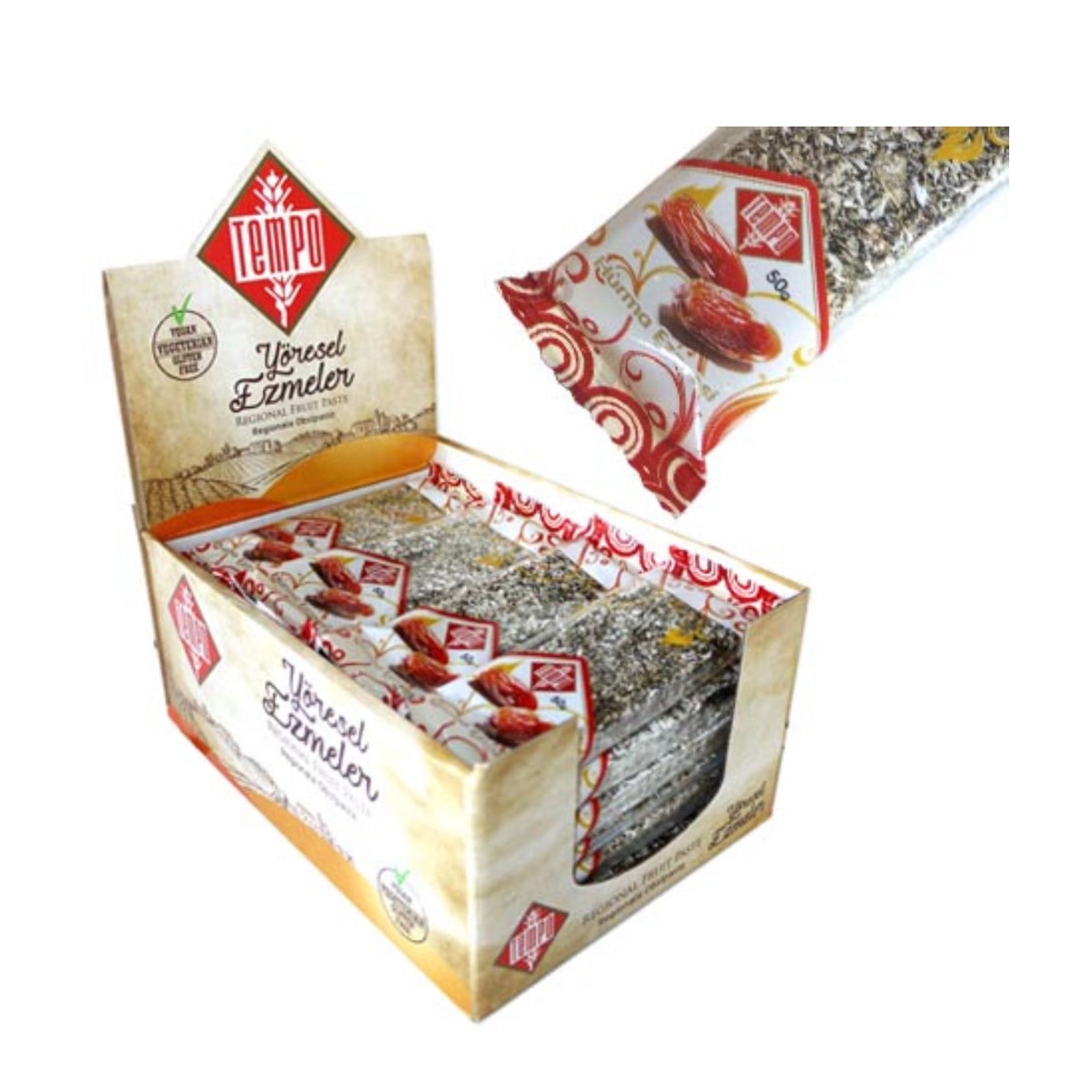 Barres de fruits dattes 50g