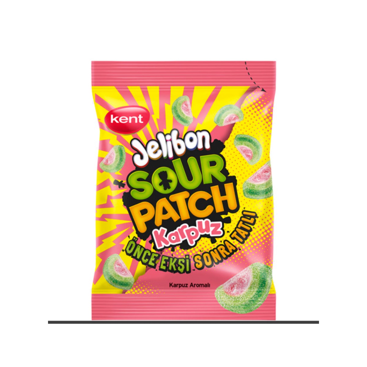 Gummy sour patch pastèque 160g