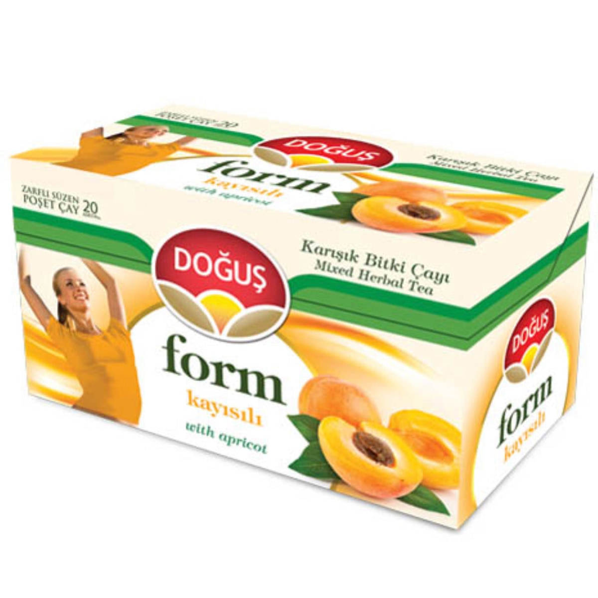Dogus sachets Thé Form abricot 20x