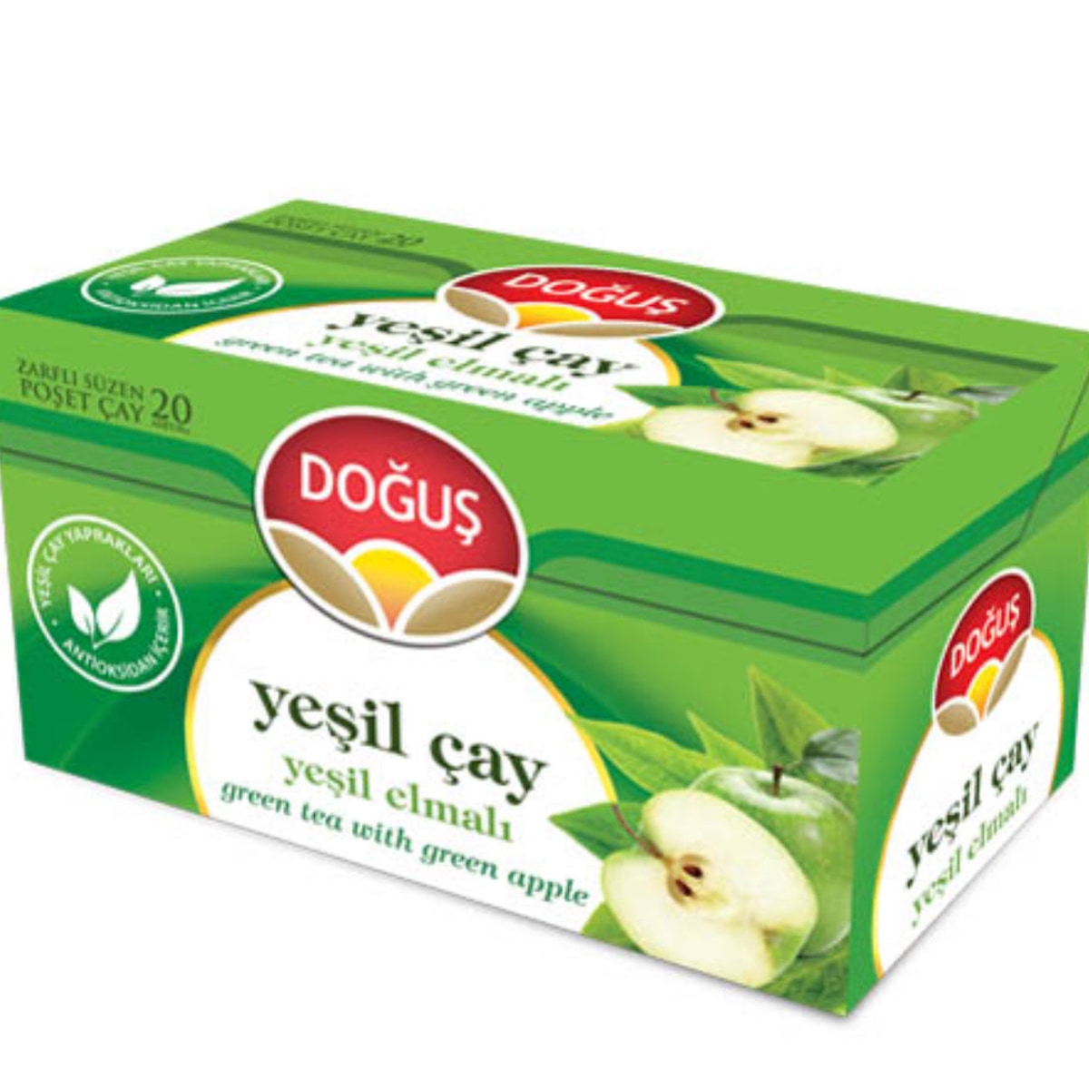 Dogus sachets Thé vert - Pomme 20x