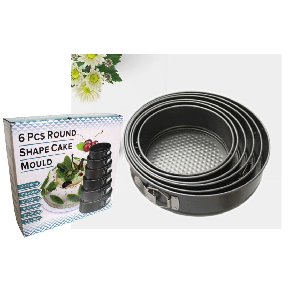 Moule à charnière, moule à pâtisserie lot de 6