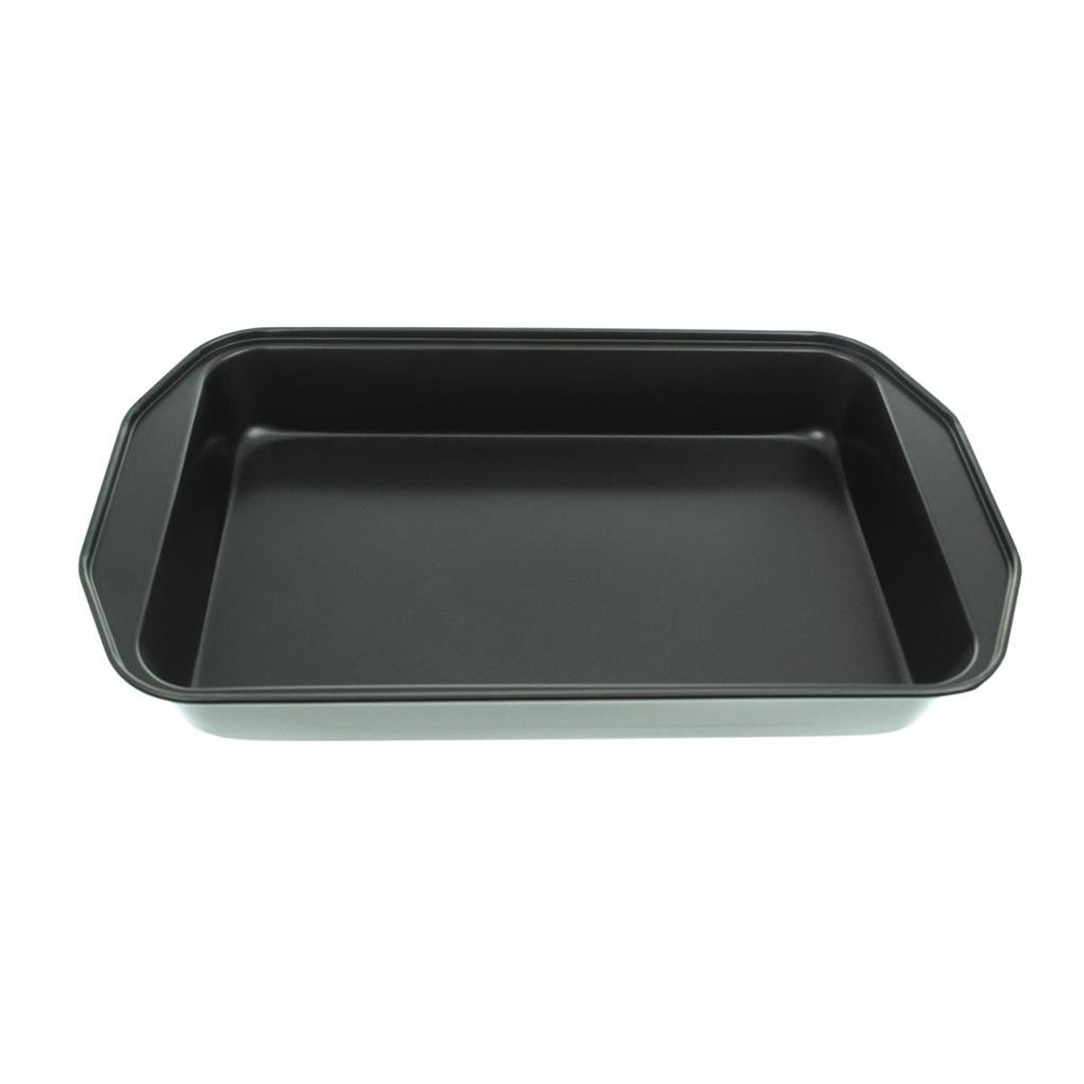 Plaque de cuisson rectangulaire NOIRE, 44x29x5,5 cm