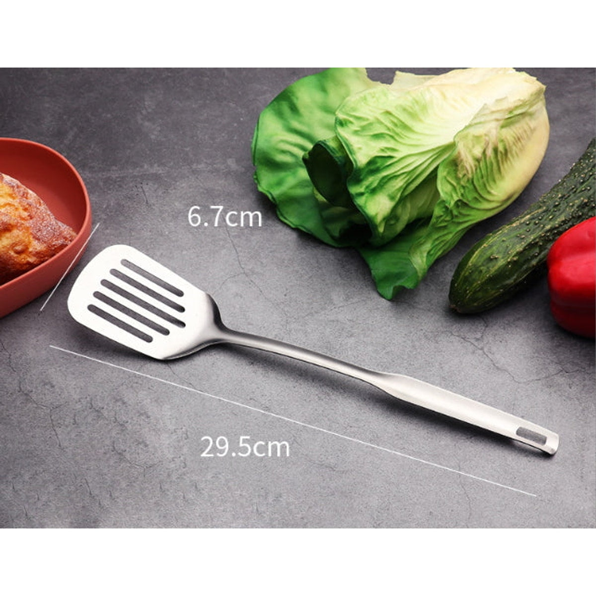 Spatule acier avec trous
