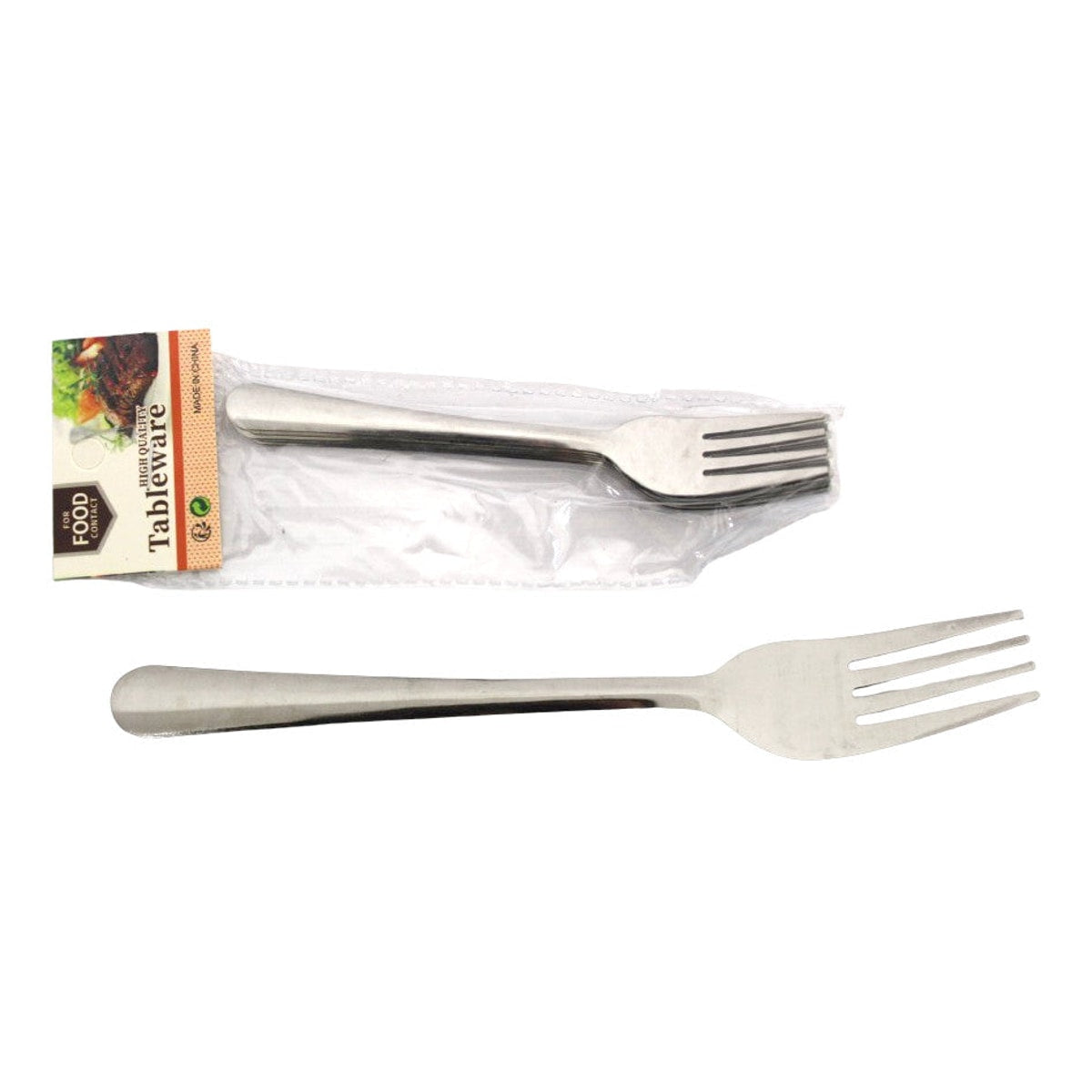 Fourchettes lisses 14,5x2,5cm 6x