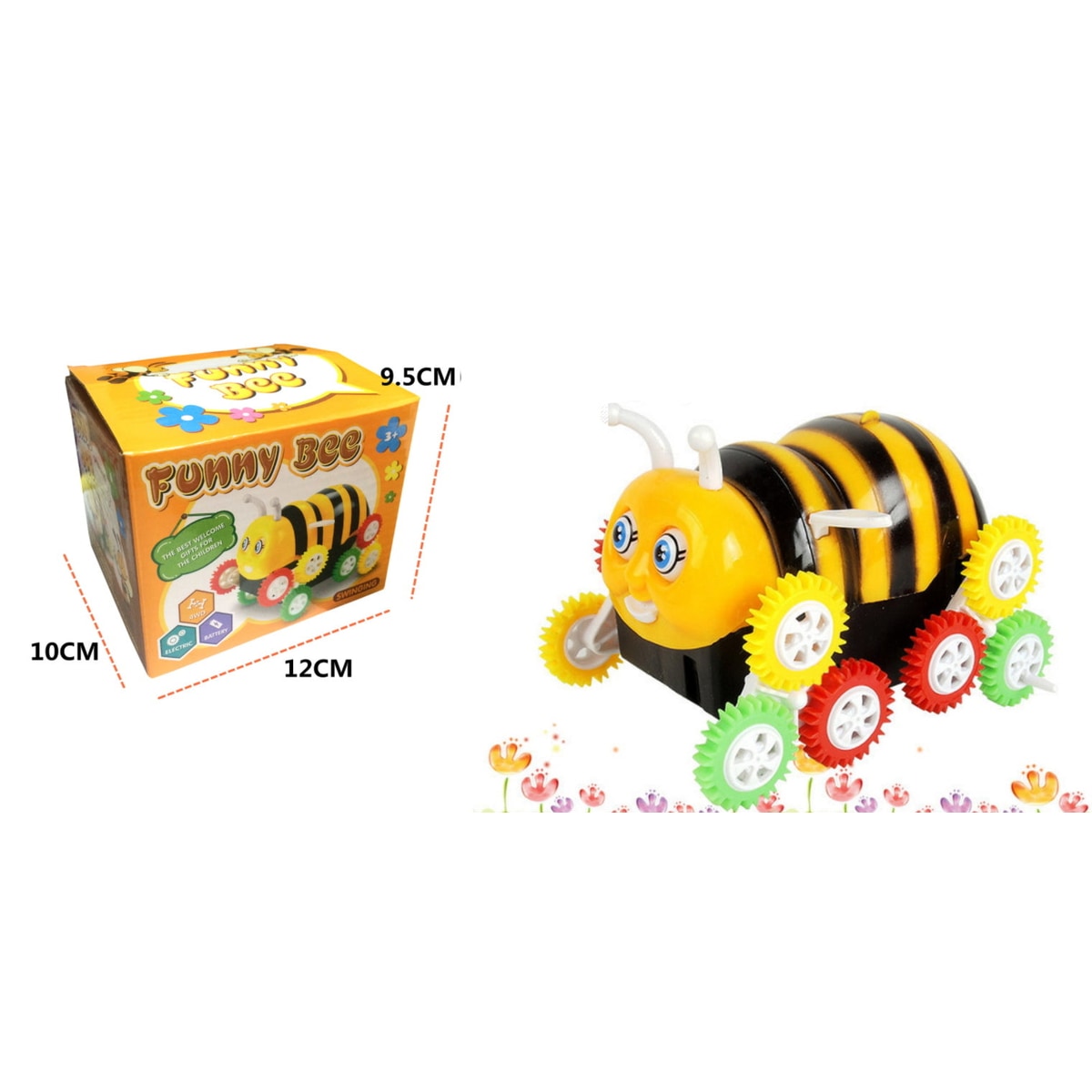 Voiture jouet abeille.