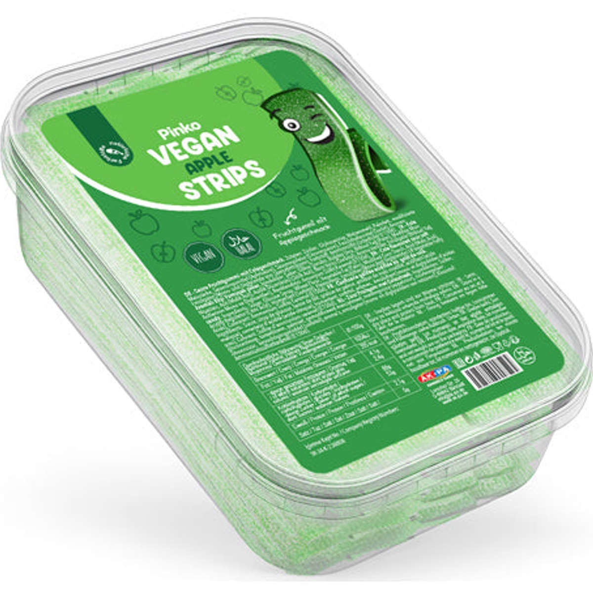 Pinko Vegan Pomme Strips boite 200g