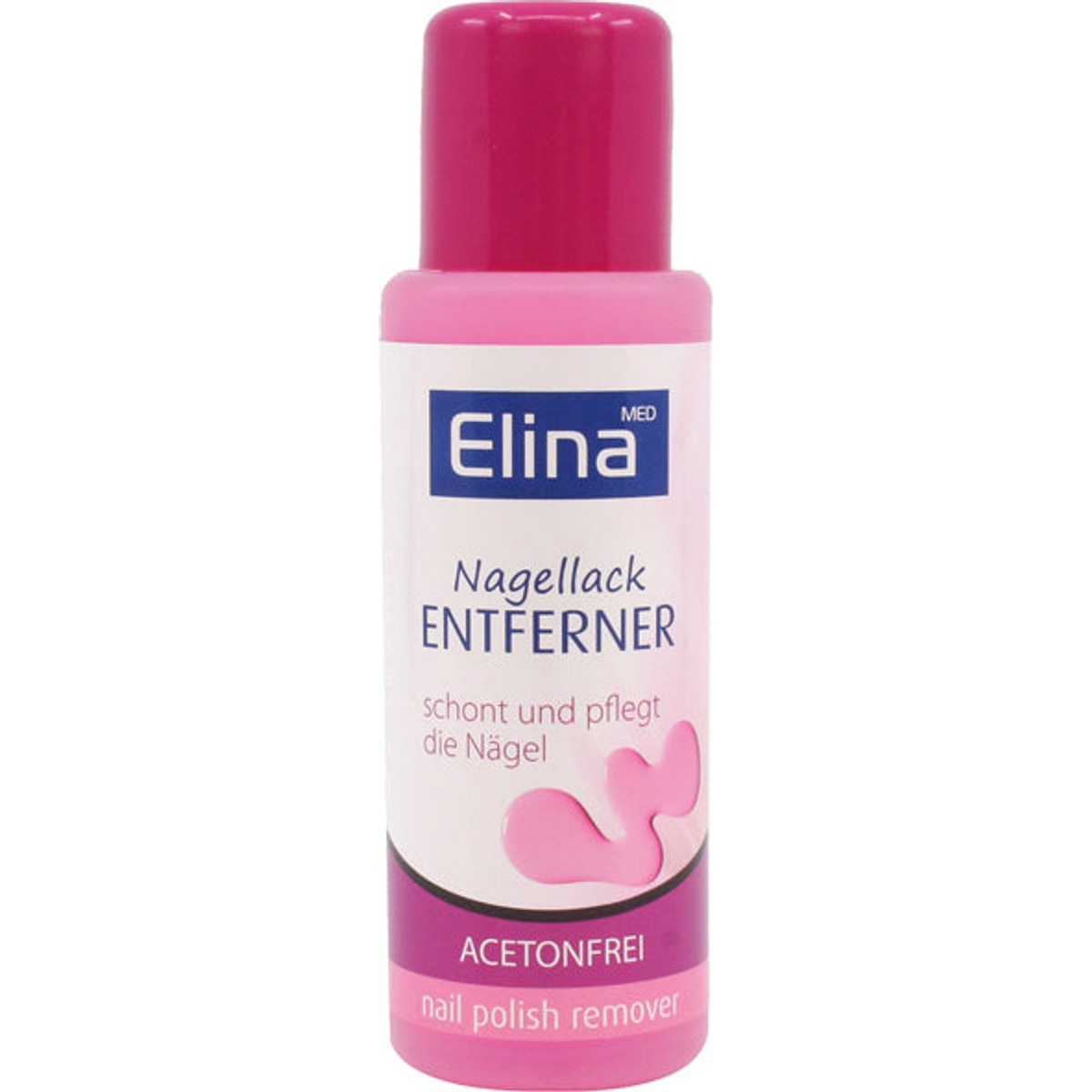 Dissolvant pour vernis à ongles Elina 100 ml sans acétone