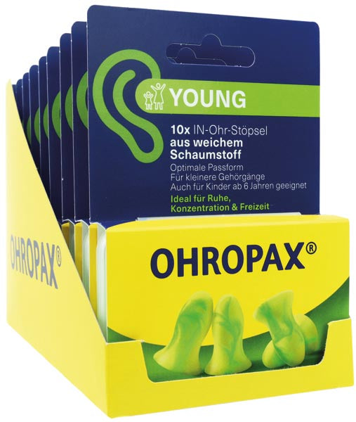 Bouchons d'oreilles Ohropax Young, lot de 10