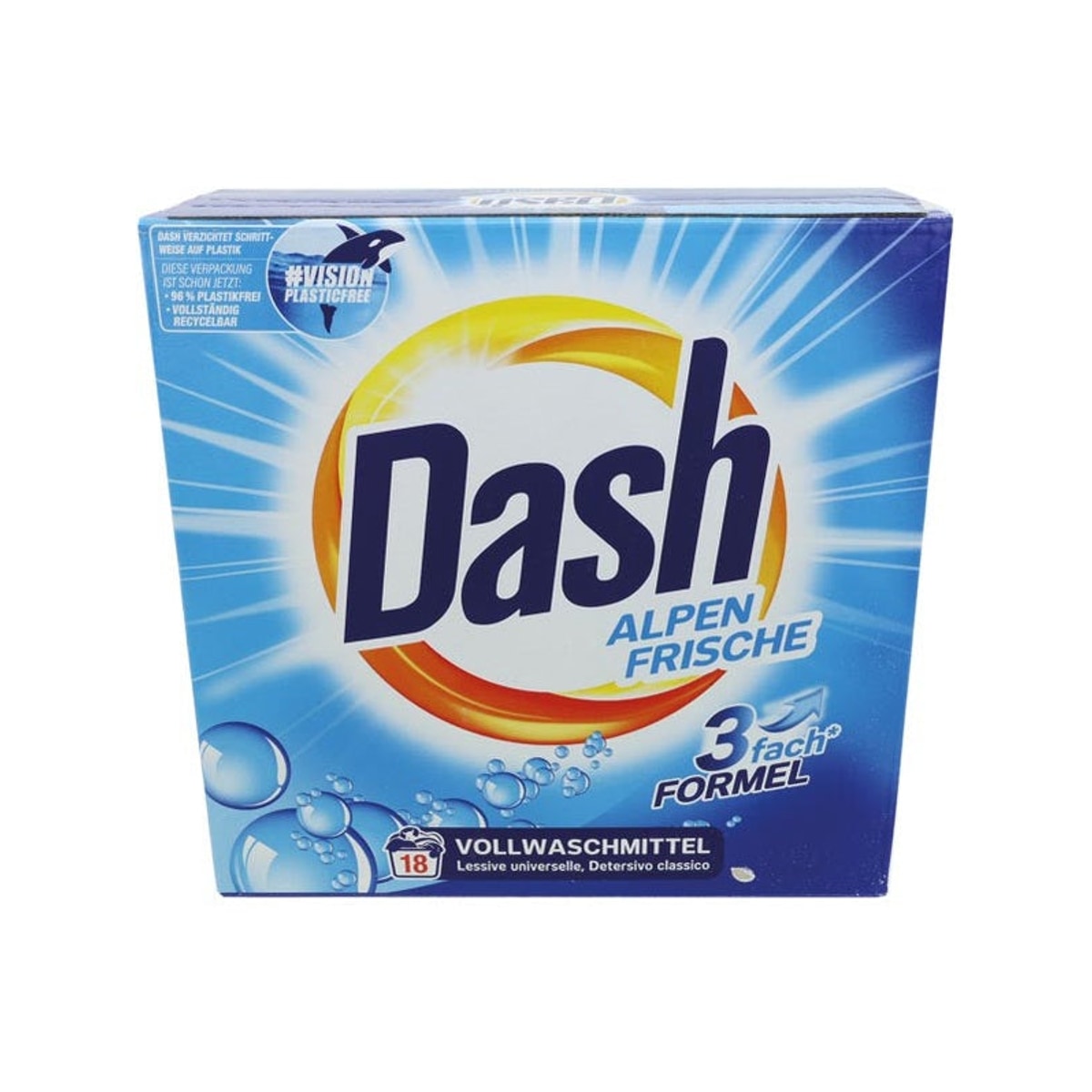 Lessive Dash Alpen Fresh 18 WL 1,17 kg
