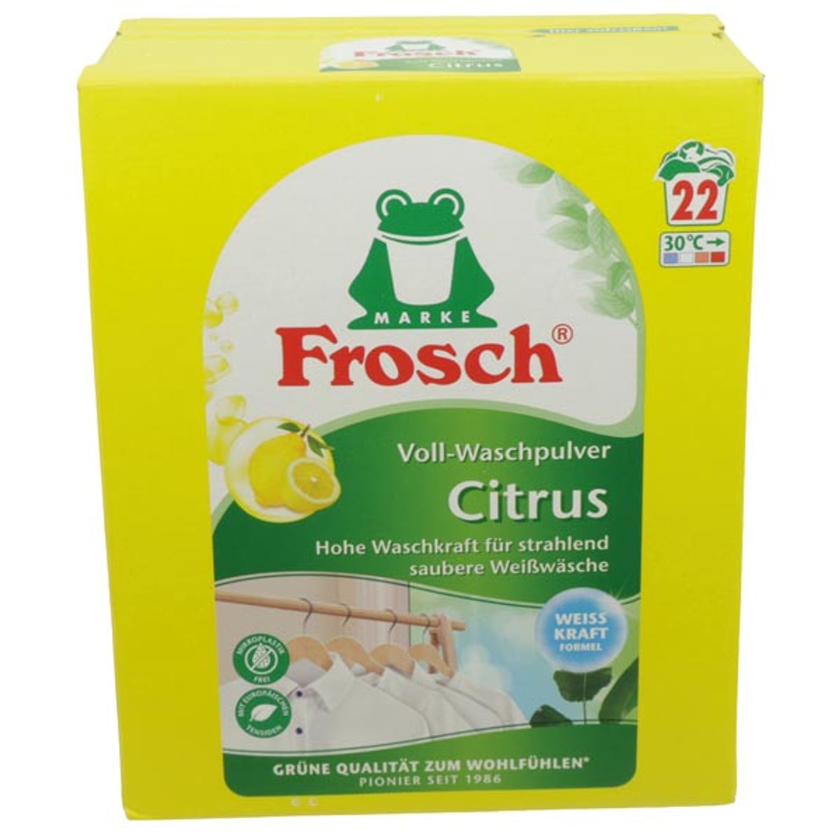 Frosch Lessive en poudre 22 WL Agrumes