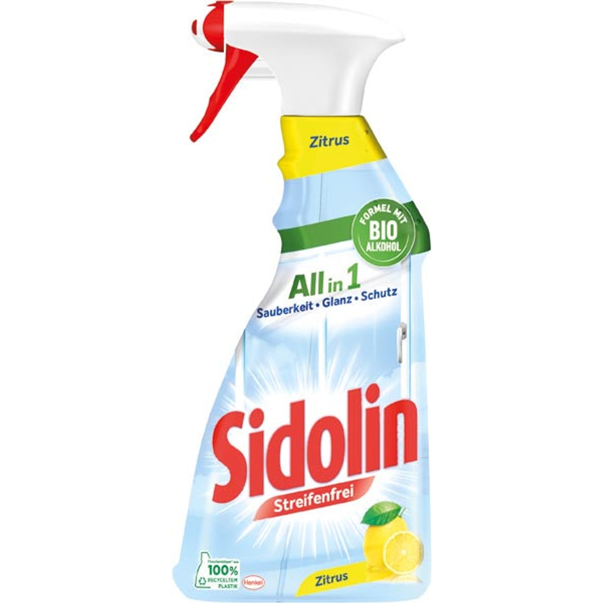 Sidolin Nettoyant pour vitres Agrumes Flacon pulvérisateur de 500 ml