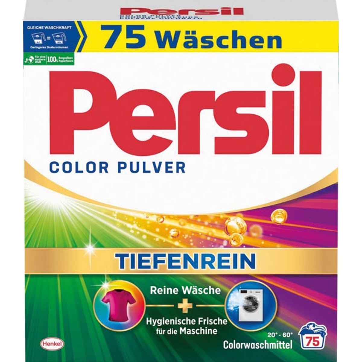 Lessive en poudre Persil Couleur 75WL