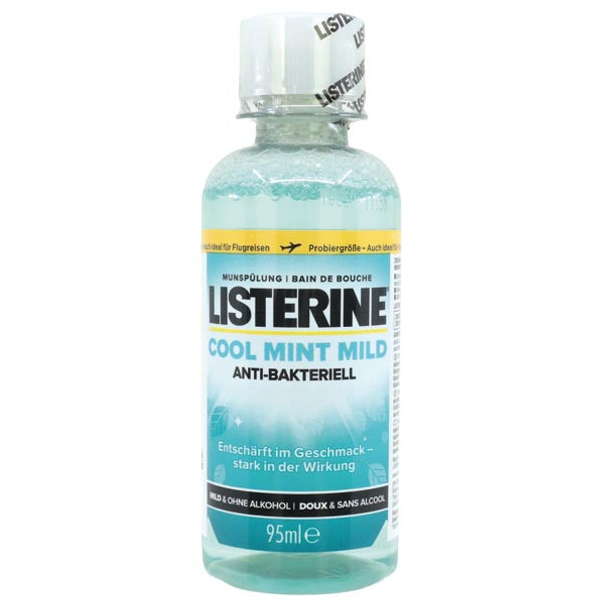Bain de bouche Listerine 95 ml Menthe fraîche douce