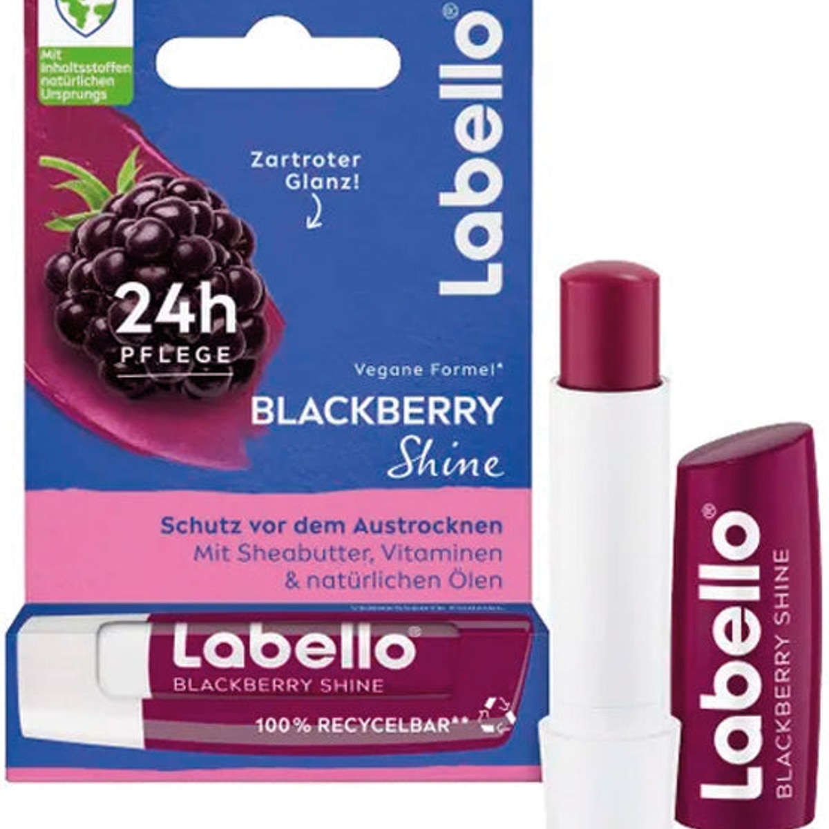 Baume à lèvres Labello Brillance Mûre 5,5 ml