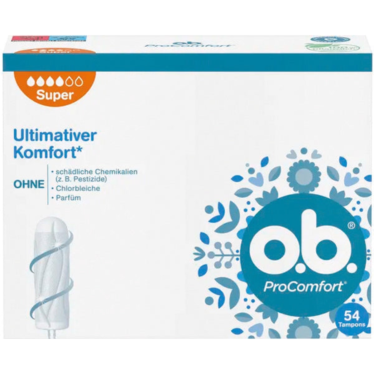 MÉTÉO. Tampons Pro Comfort Super 54