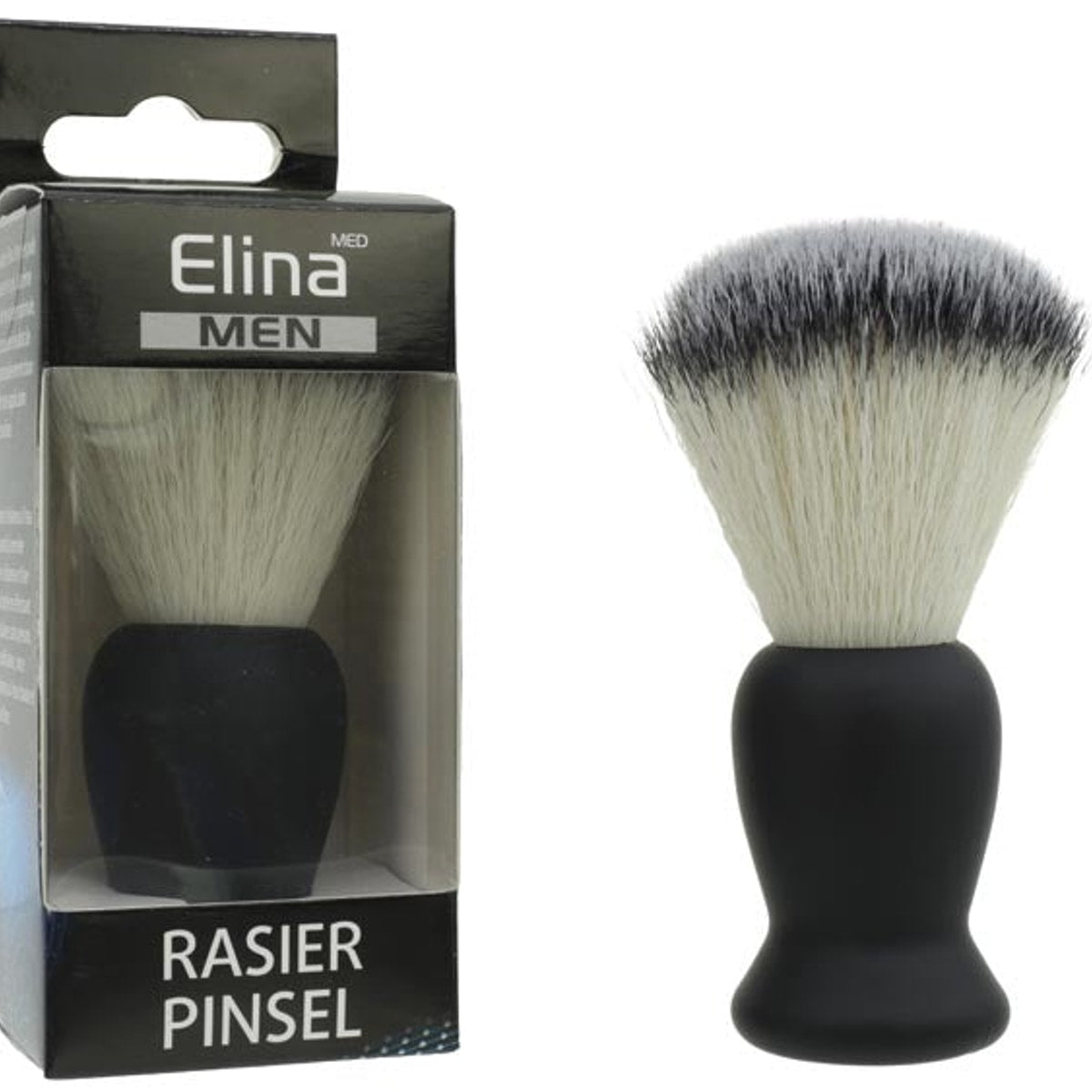 Pinceau de rasage Elina pour homme, boîte 10x3cm
