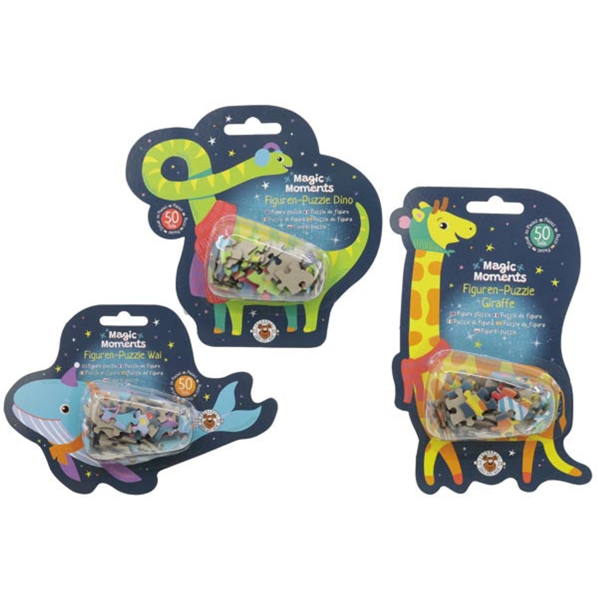 Puzzle Magic Moments de 50 pièces - figurines assorties
